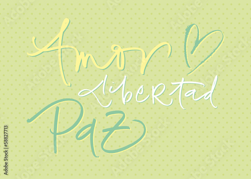 Hand-written calligraphic new year wishes in spanish