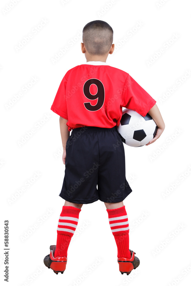 Child soccer player