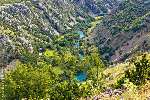 Fotografi Grand canyon of Krupa river