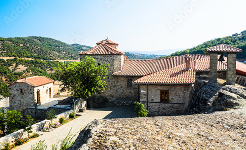 Orthodox monastery in Meteora, Greece photo