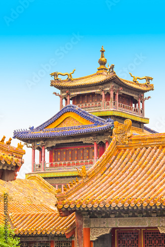 Buildings in the Forbidden City, Beijing, China