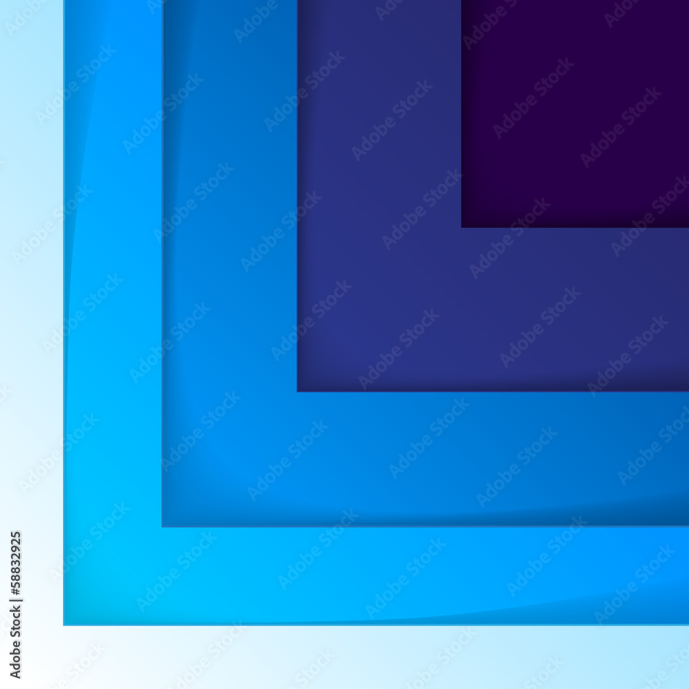 Obraz premium Abstract blue triangle shapes background