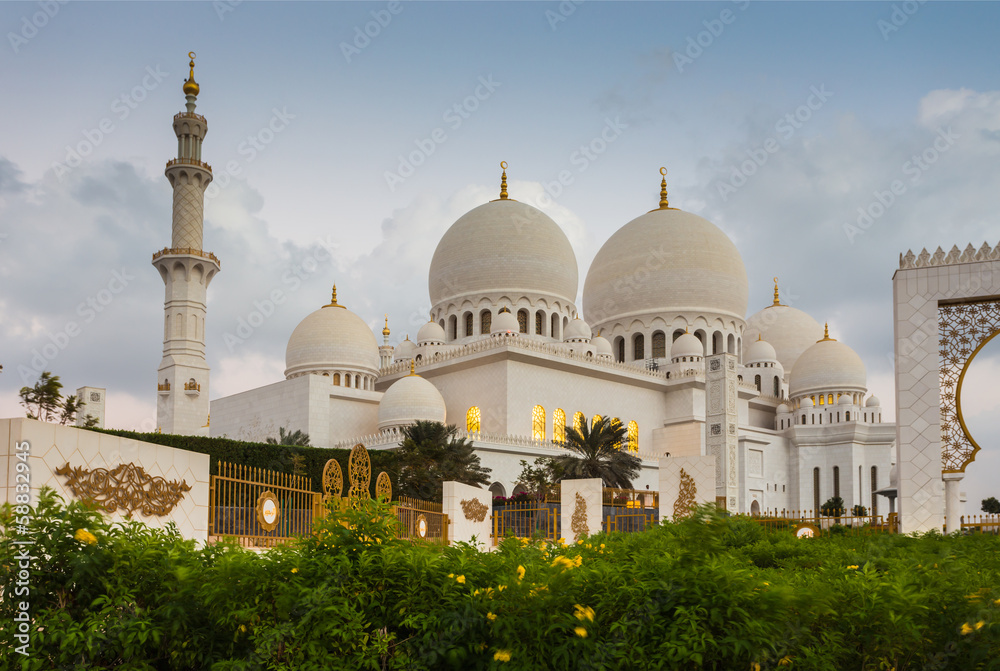 Obraz premium The Shaikh Zayed Mosque