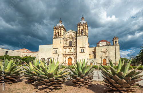 Church of Santo Domingo de Guzman in Oaxaca, Mexico photo