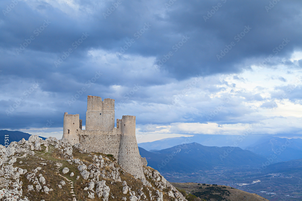 rocca calascio castle view