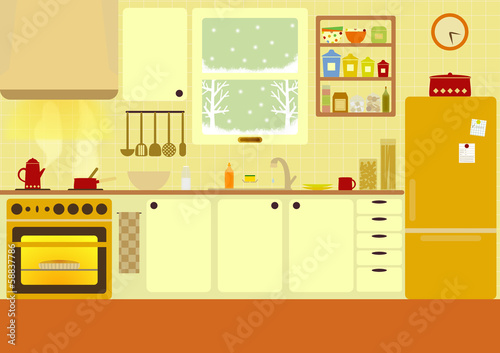 Kitchen (Winter)
