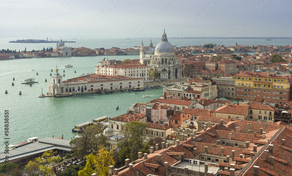 Basilica di Santa Maria della Salute view, Venice