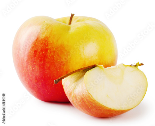 Apple and slice