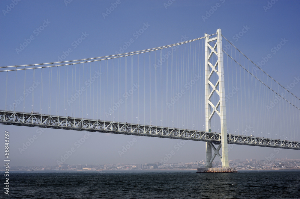 Fototapeta premium Akashi Kaikyō Bridge-2