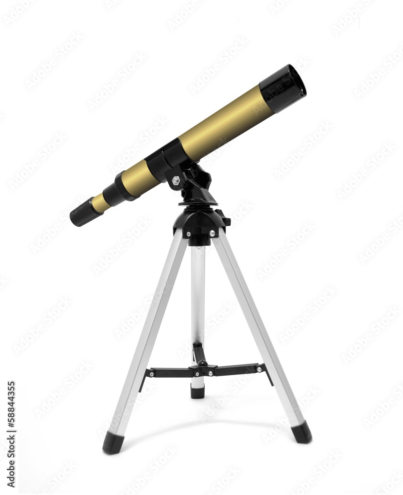 Telescope on tripod