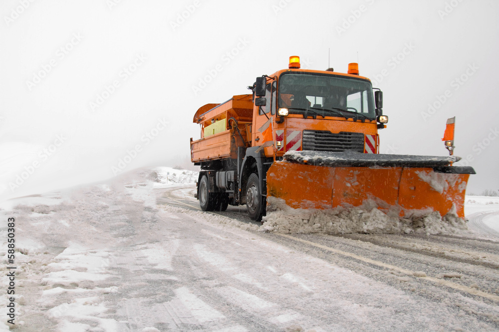 Obraz premium Winterdienst