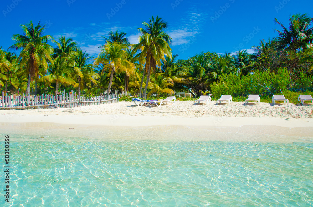 Fototapeta premium Vacation in tropical paradise