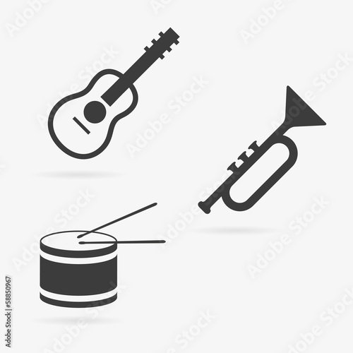 Vector instrument icons