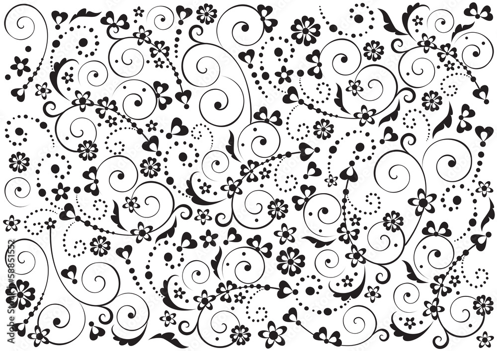 abstract flower style background abstract flower style background