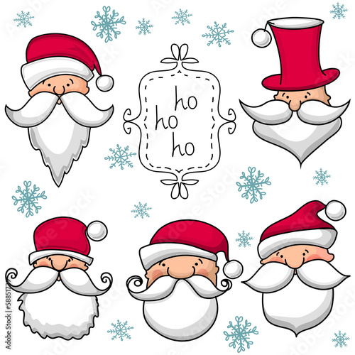 Christmas set  with Santa Claus