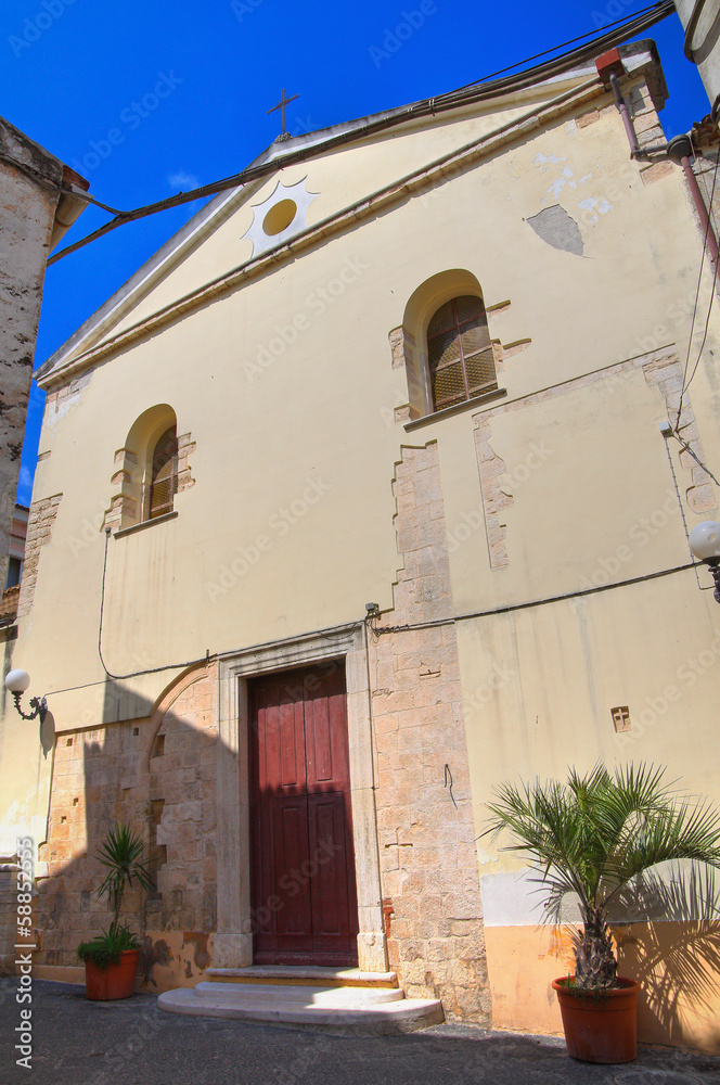 Church of St Pietro. Rodi Garganico. Puglia. Italy.