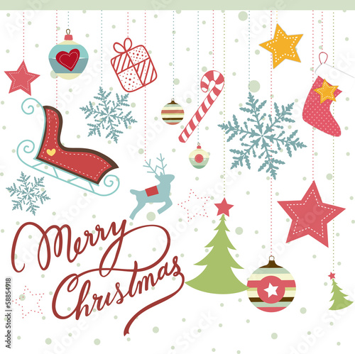 Obraz na płótnie Merry Christmas