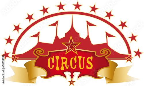 circus red design