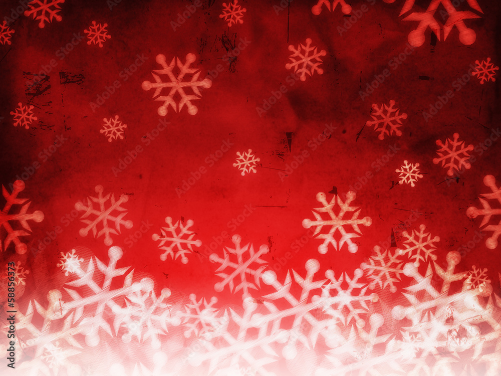 abstract red background with snowflakes abstract red background with snowflakes