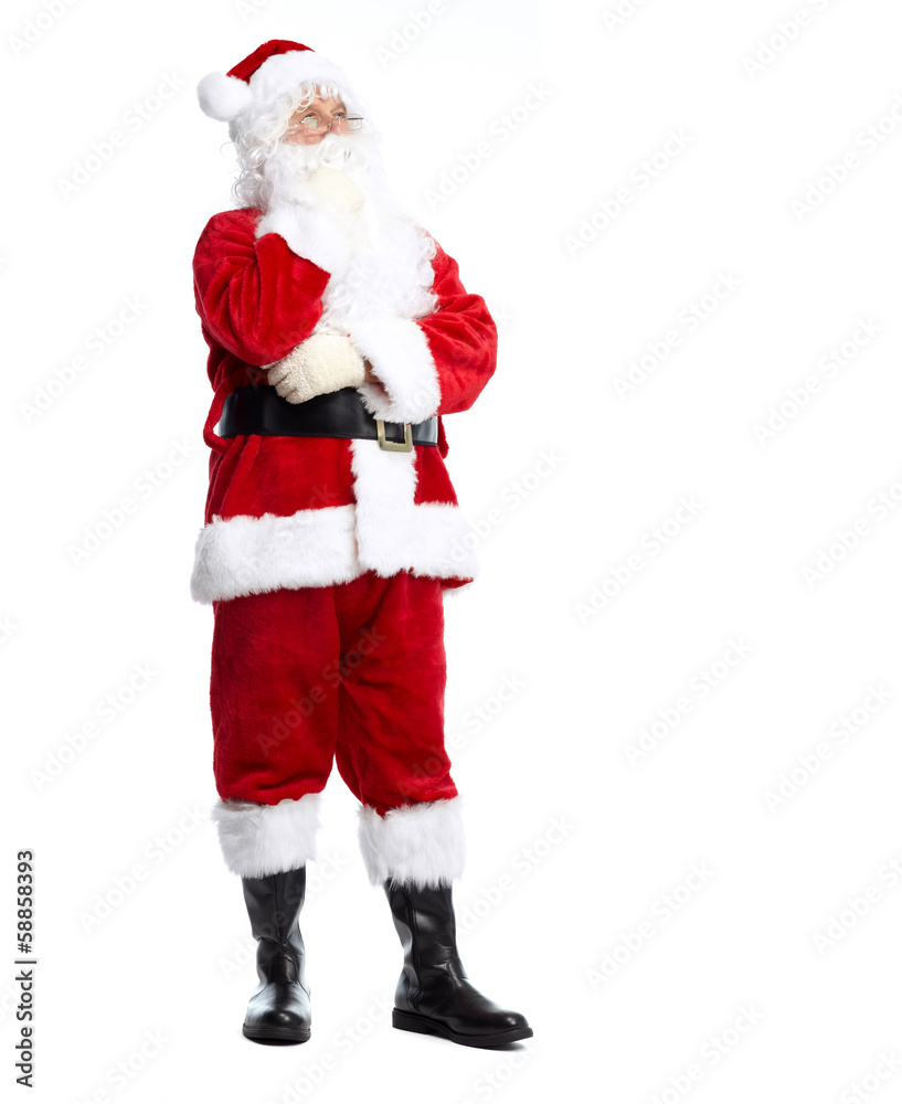 Santa Claus isolated on white. Santa Claus isolated on white.