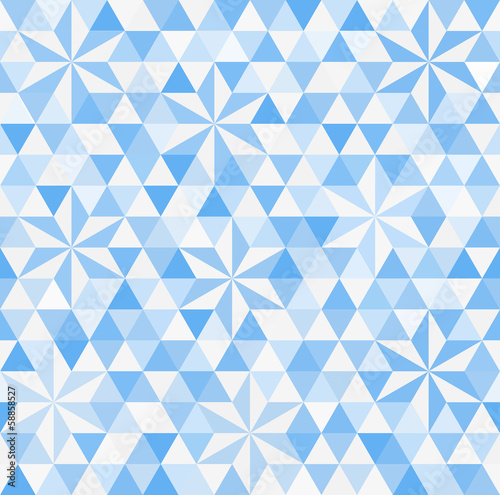 Abstract geometric seamless pattern with triangles