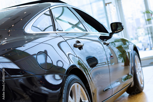 Rear view of luxury car © Sergey Nivens