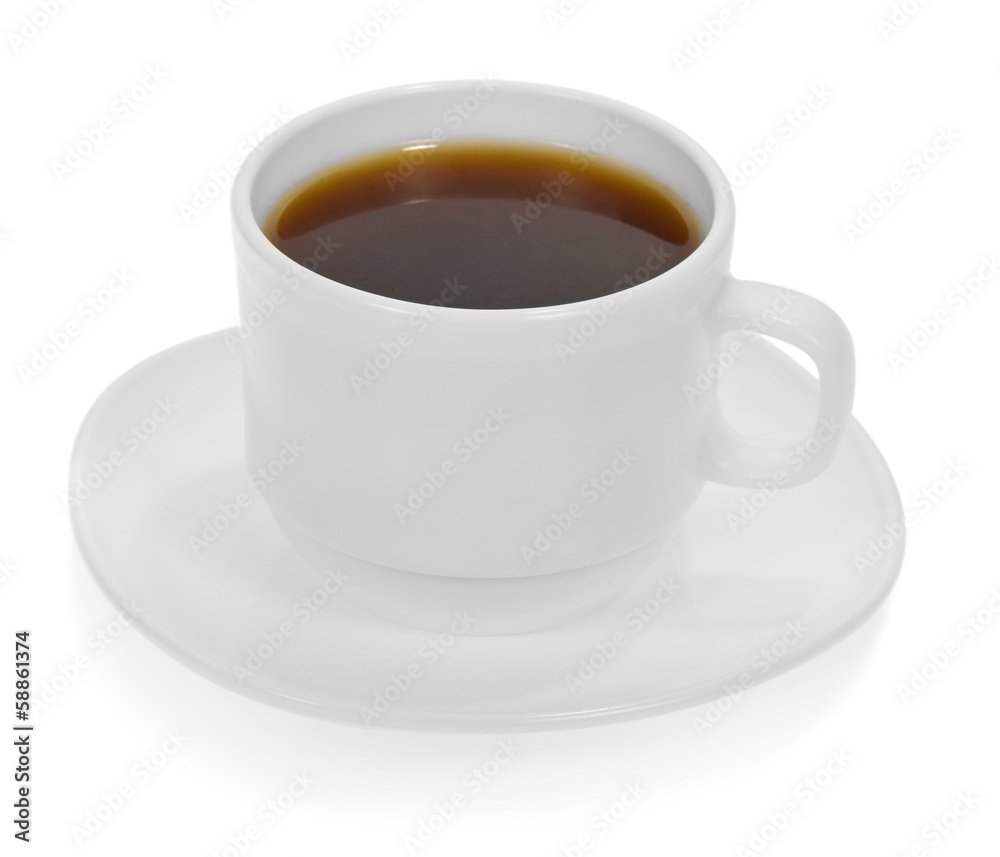Cup with drink on saucer Cup with drink on saucer