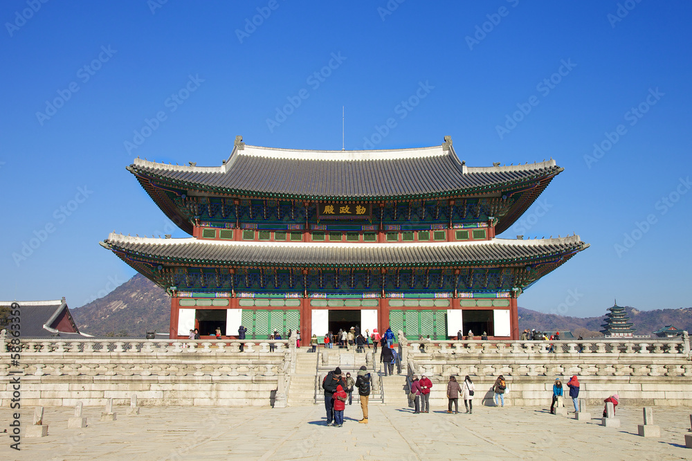 Naklejka premium Kyongbokkung Palace,Seoul Korea