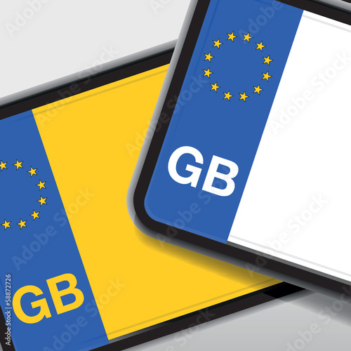 uk number plate