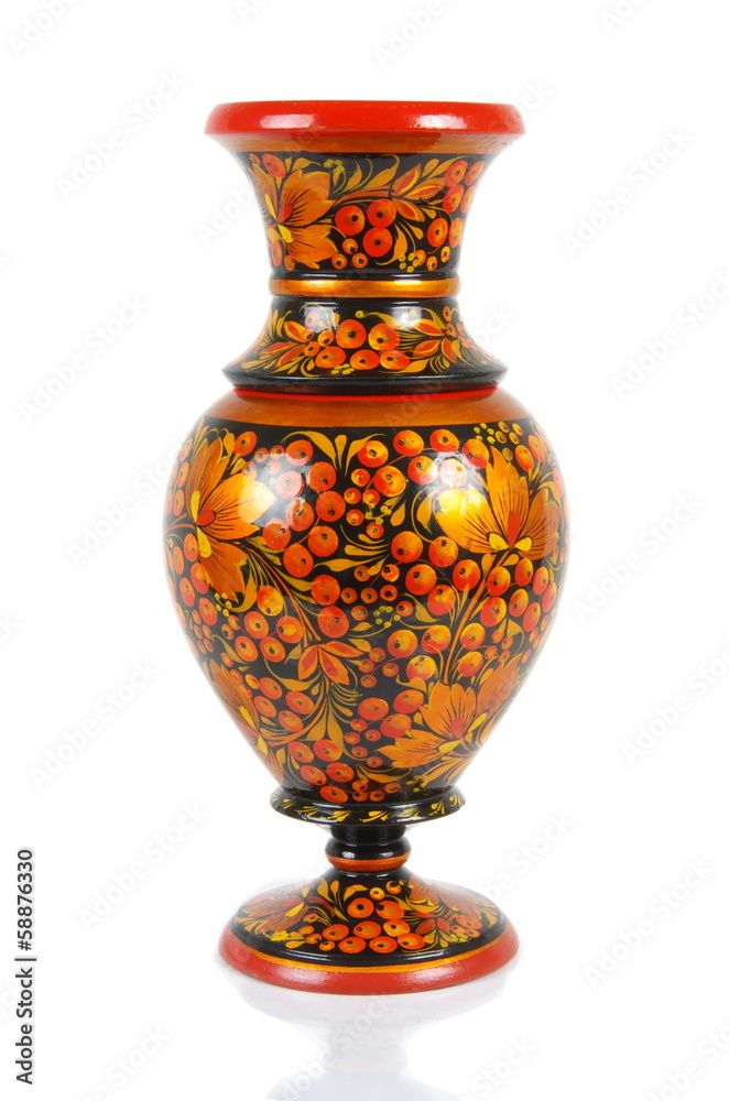 vase on white