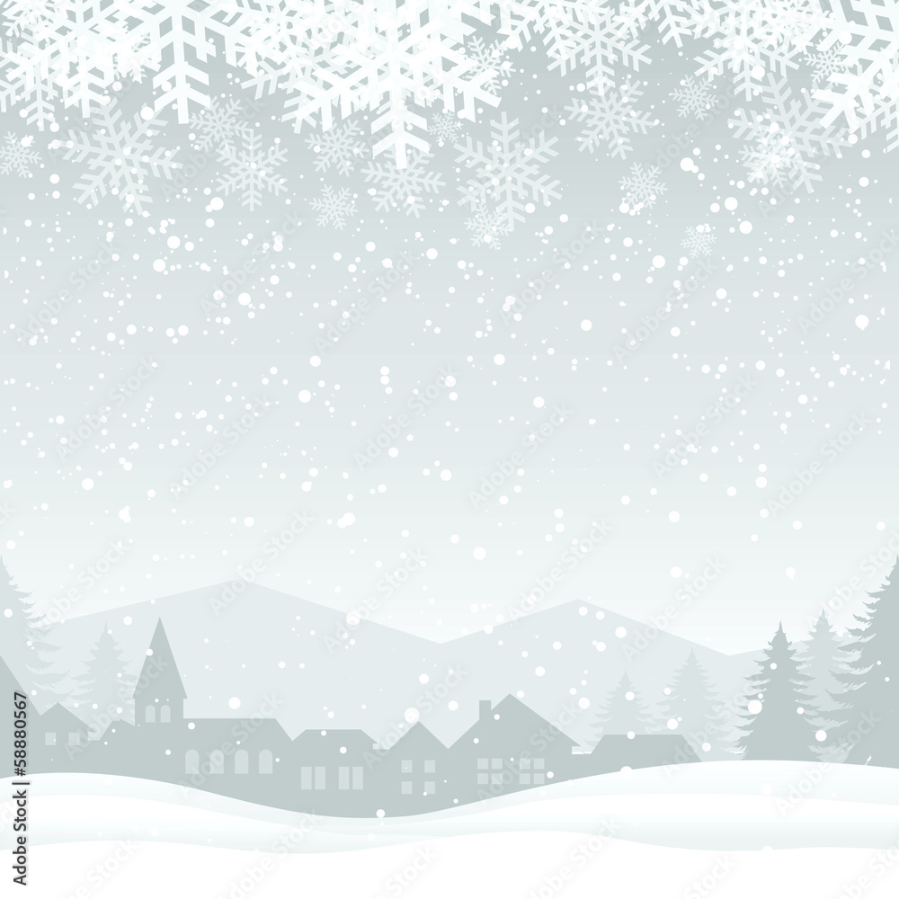 Christmas landscape Christmas landscape