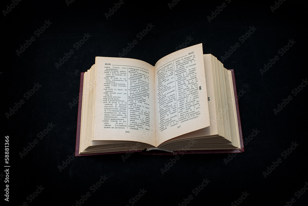 Fototapeta premium dictionary