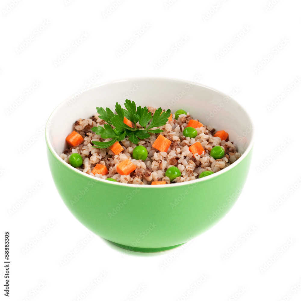 porridge with vegetables