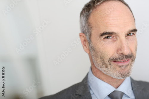 Confident 50-year-old businessman