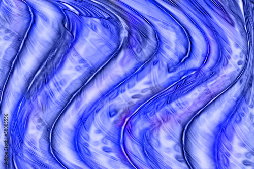 blaue Wellen, grafisch