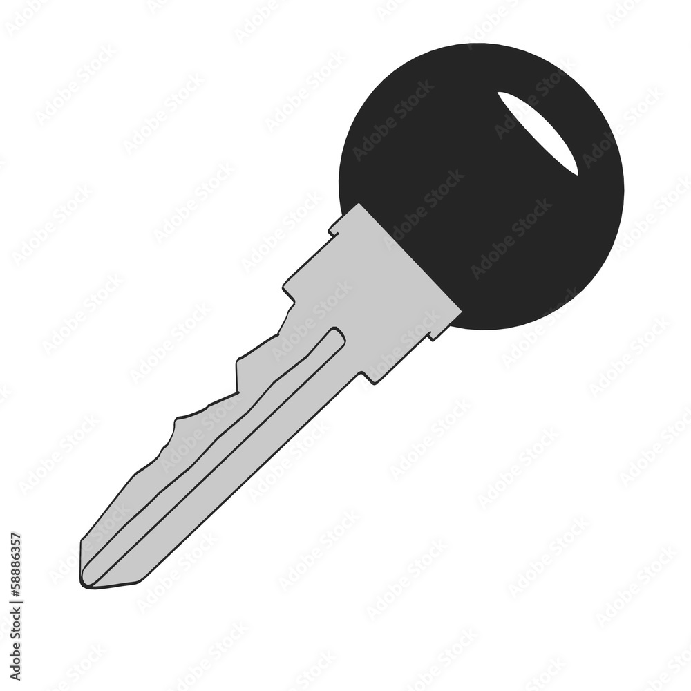 cartoon image of car key cartoon image of car key