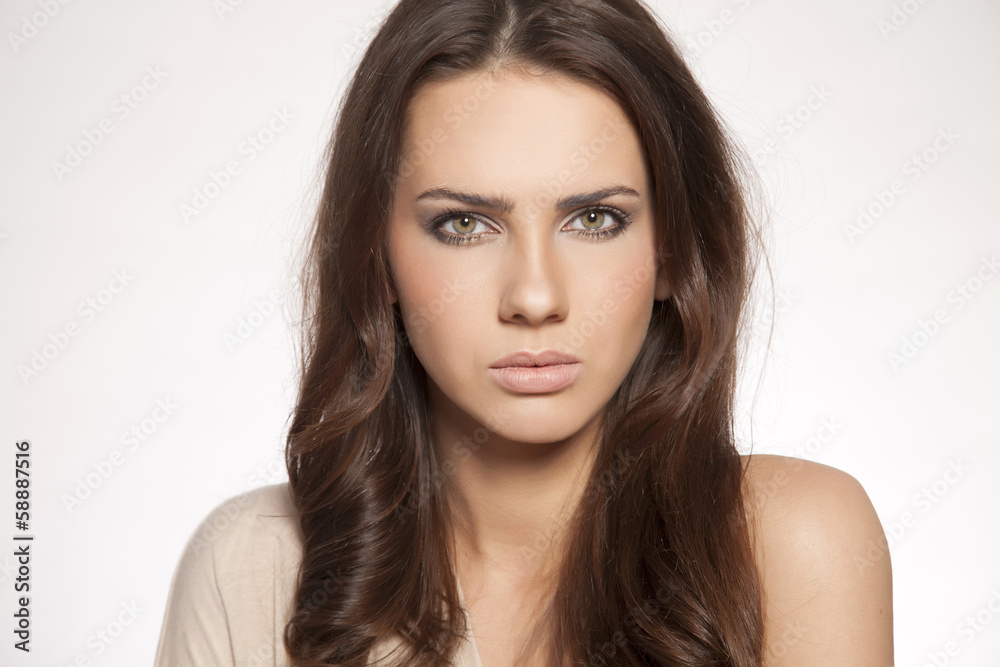 portrait beautiful brunette portrait beautiful brunette