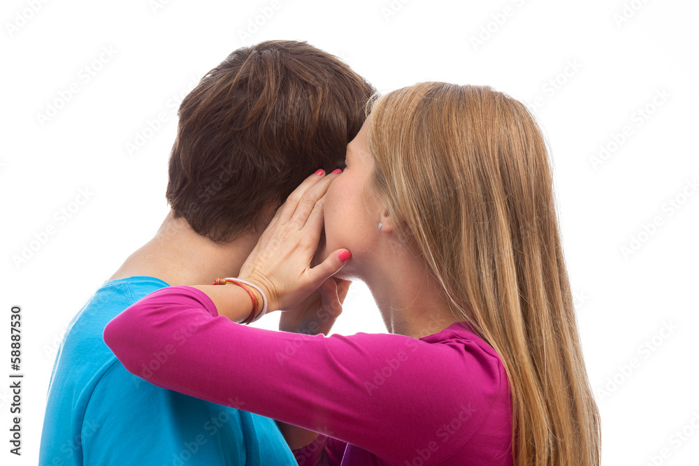 Whispering in the ear Whispering in the ear