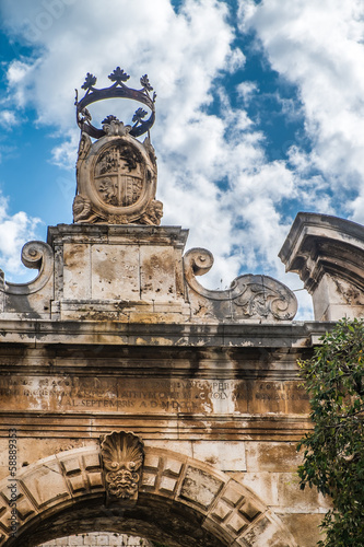 coat-of-arms in Conversnano, Italy © sabino.parente