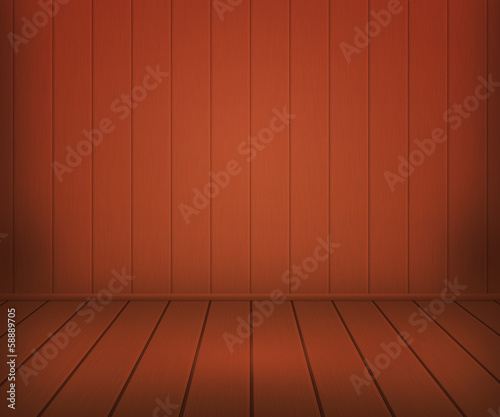 Brown Panels Room Background