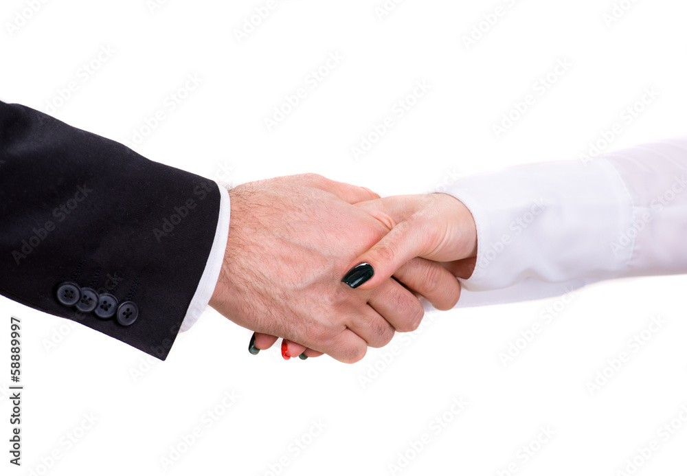 Handshake of two business people Handshake of two business people