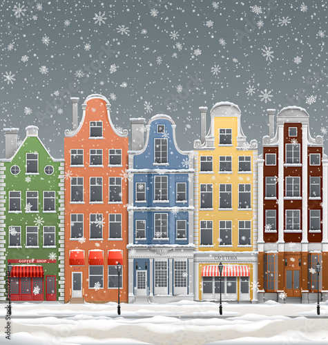Winter in town