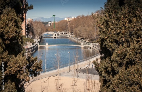 River in Madrid