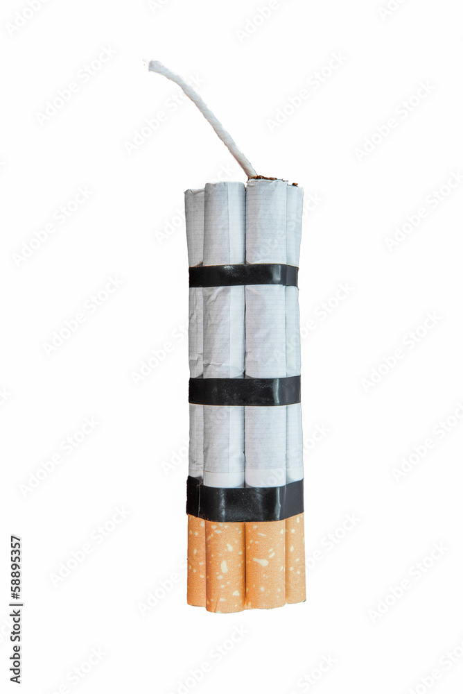 Cigarette as dangerous Dynamite Cigarette as dangerous Dynamite