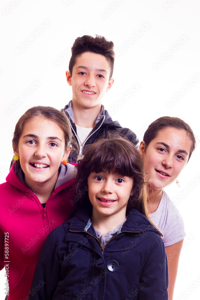 Happy group of kids Happy group of kids