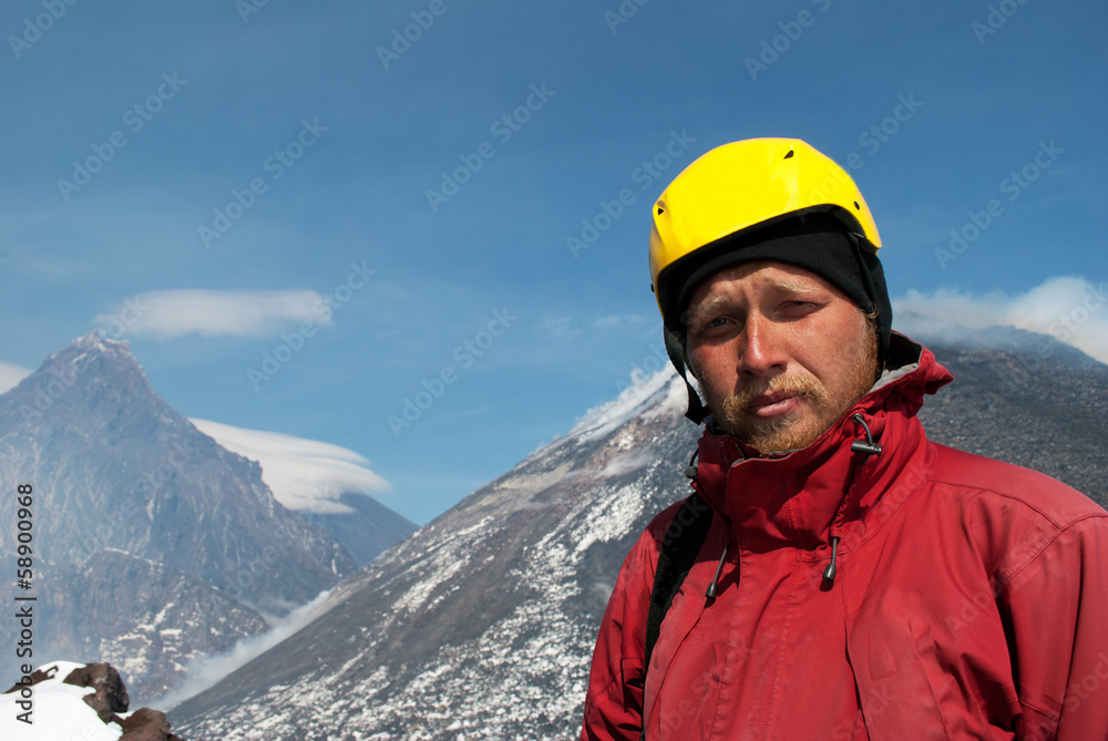 portrait of climber