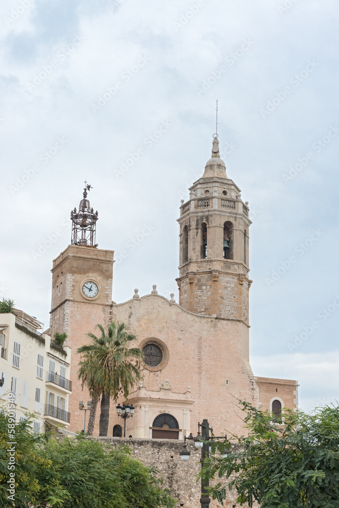 Church of Sant Bartomeu & Santa Tecla in Sitges, Spain