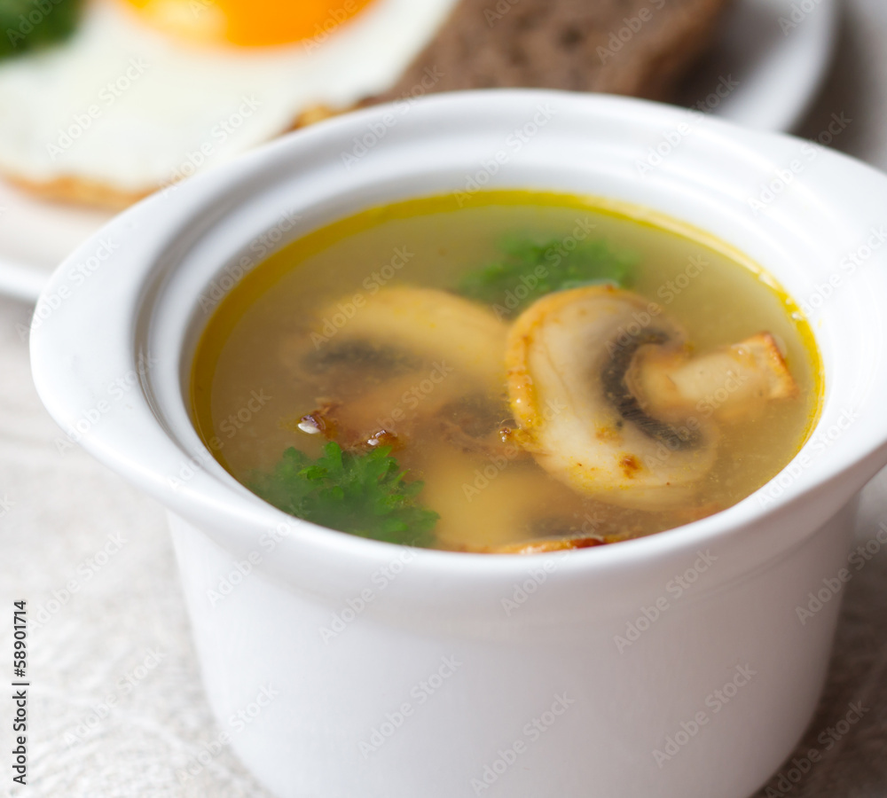 Mushroom soup Mushroom soup