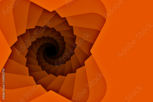 Fototapeta Spiral downward Staircase Background with copy space