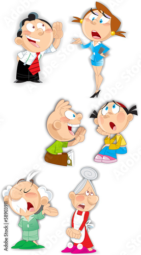 emotions family characters